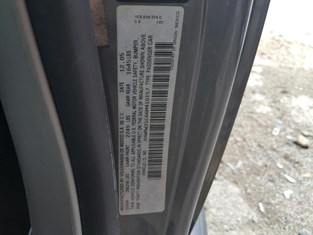 3VWRW31C66M410157 - 2006 VOLKSWAGEN NEW BEETLE Gümüş foto 10