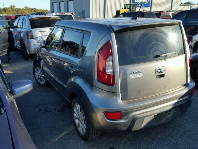 KNDJT2A61D7602851 - 2013 KIA SOUL + GRAY photo 3