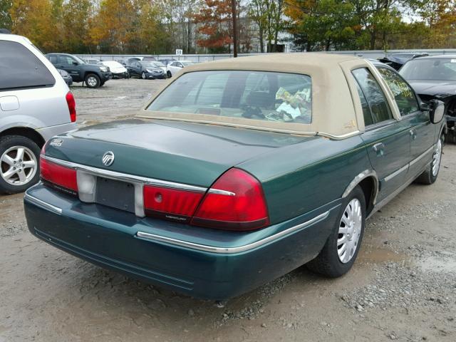 2MEFM74W7YX613489 - 2000 MERCURY GRAND MARQ GREEN photo 4