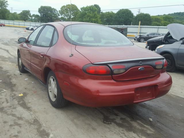 1FAFP53U5XA220651 - 1999 FORD TAURUS MAROON photo 3