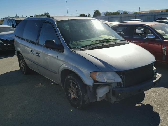 1D4GP45R24B542982 - 2004 DODGE CARAVAN SX SILVER photo 1