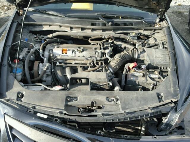 1HGCS1B86CA800463 - 2012 HONDA ACCORD EXL BLACK photo 7