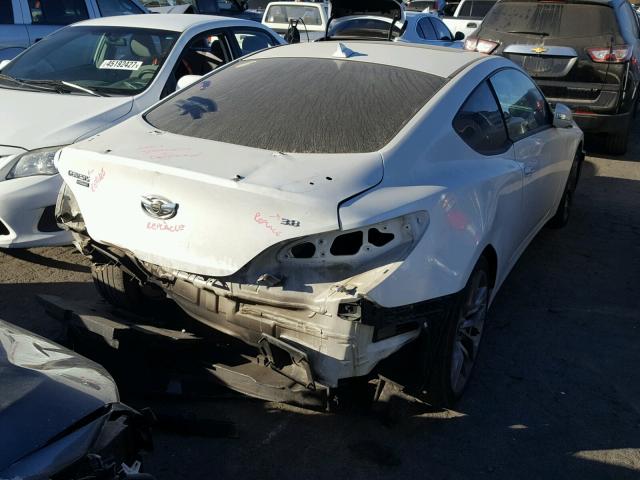 KMHHU6KJ8DU093151 - 2013 HYUNDAI GENESIS CO WHITE photo 4