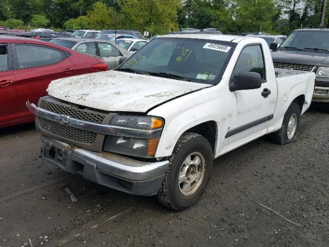 1GCCS34E688229309 - 2008 CHEVROLET COLORADO L WHITE photo 2