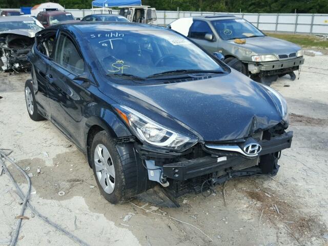 5NPDH4AE4GH721401 - 2016 HYUNDAI ELANTRA SE BLACK photo 1