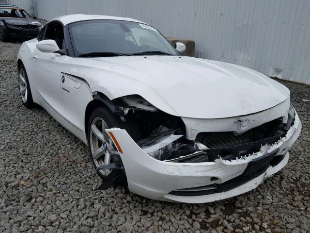 WBALL5C5XDJ104498 - 2013 BMW Z4 SDRIVE2 WHITE photo 1