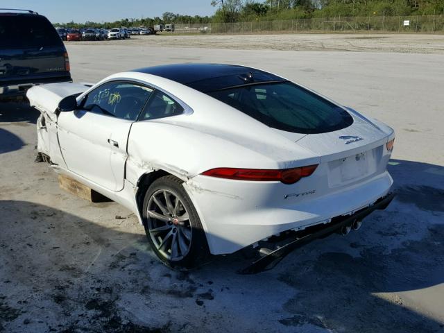 SAJWA6AT2G8K33782 - 2016 JAGUAR F-TYPE WHITE photo 3