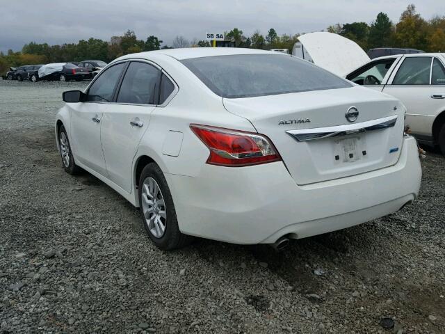 1N4AL3APXDN573009 - 2013 NISSAN ALTIMA 2.5 WHITE photo 3