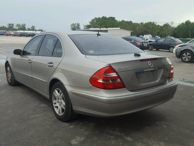 WDBUF65J75A617058 - 2005 MERCEDES-BENZ E 320 TAN photo 3