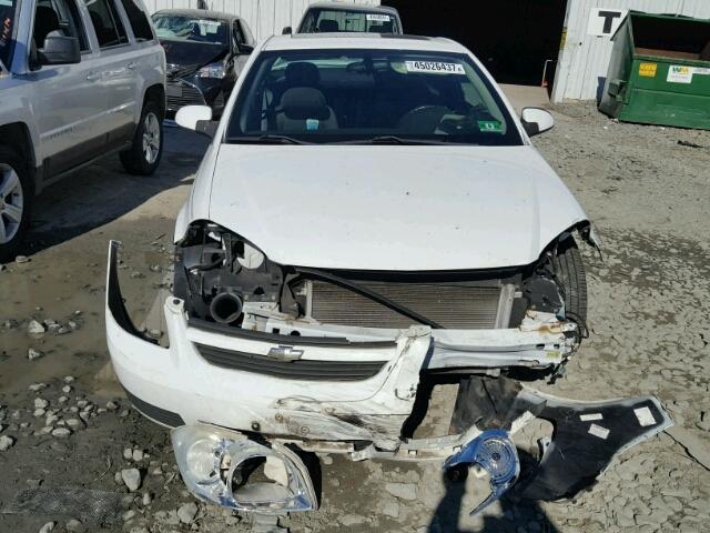 1G1AL15F767730480 - 2006 CHEVROLET COBALT LT WHITE photo 9