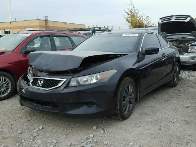 1HGCS12738A801066 - 2008 HONDA ACCORD EX BLACK photo 2