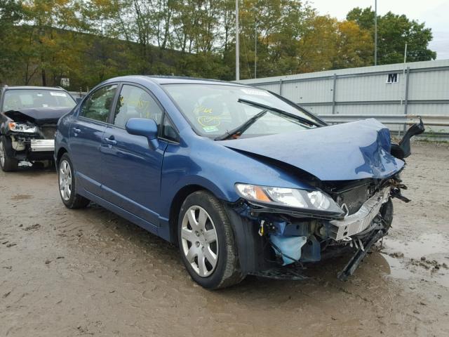 2HGFA1F5XBH547115 - 2011 HONDA CIVIC LX BLUE photo 1