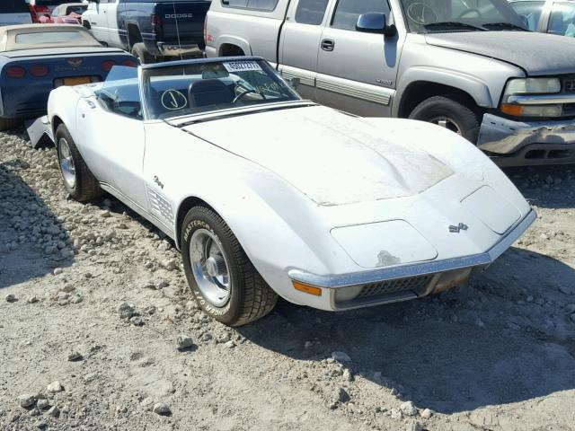 194671S116845 - 1971 CHEVROLET CORVETTE WHITE photo 9