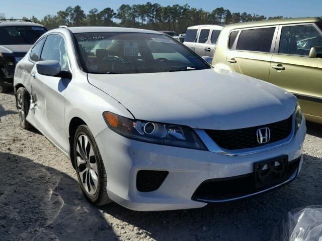 1HGCT1B34DA000747 - 2013 HONDA ACCORD LX- WHITE photo 1