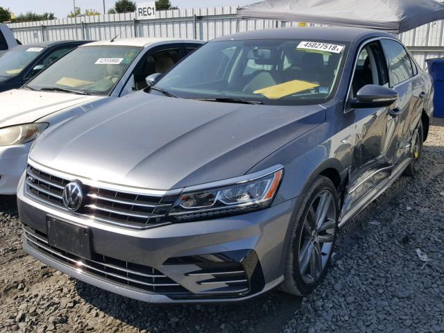 1VWDT7A31HC001188 - 2017 VOLKSWAGEN PASSAT R-L GRAY photo 2