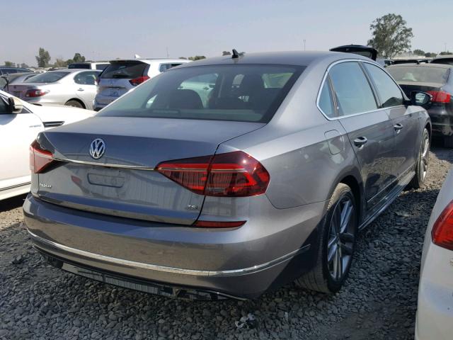 1VWDT7A31HC001188 - 2017 VOLKSWAGEN PASSAT R-L GRAY photo 4