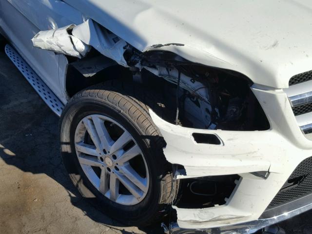 4JGDF7CE4DA157901 - 2013 MERCEDES-BENZ GL 450 4MA WHITE photo 9