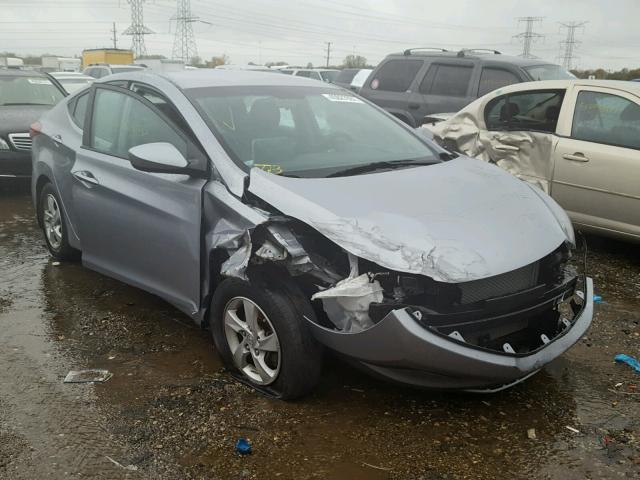 5NPDH4AE9FH603648 - 2015 HYUNDAI ELANTRA SE GRAY photo 1