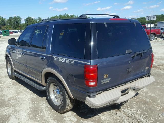 1FMPU18L6WLA64148 - 1998 FORD EXPEDITION BLUE photo 3