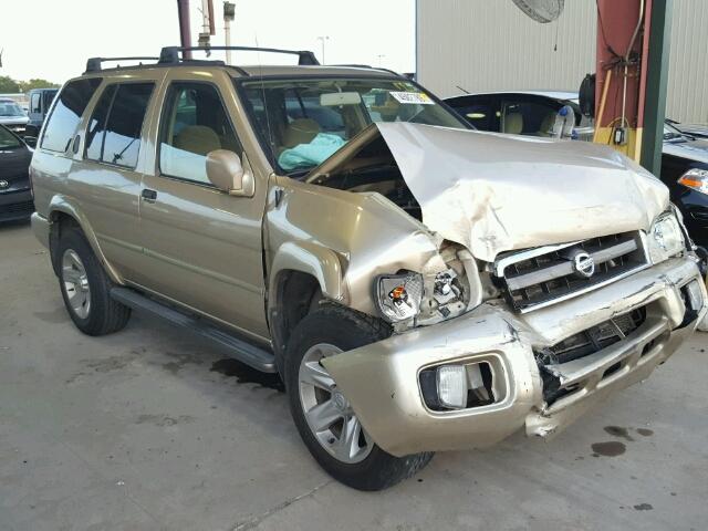 JN8DR09Y62W736283 - 2002 NISSAN PATHFINDER GOLD photo 1