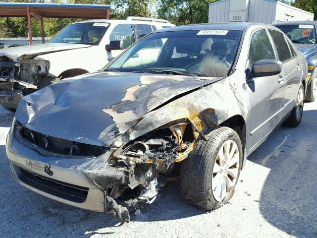 1HGCM56756A144599 - 2006 HONDA ACCORD EX CHARCOAL photo 2