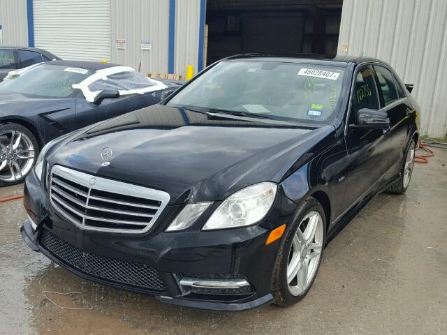 WDDHF5KB0CA638900 - 2012 MERCEDES-BENZ E 350 BLACK photo 2