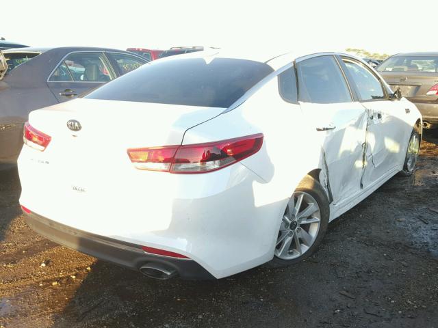 5XXGT4L3XHG151053 - 2017 KIA OPTIMA LX WHITE photo 4