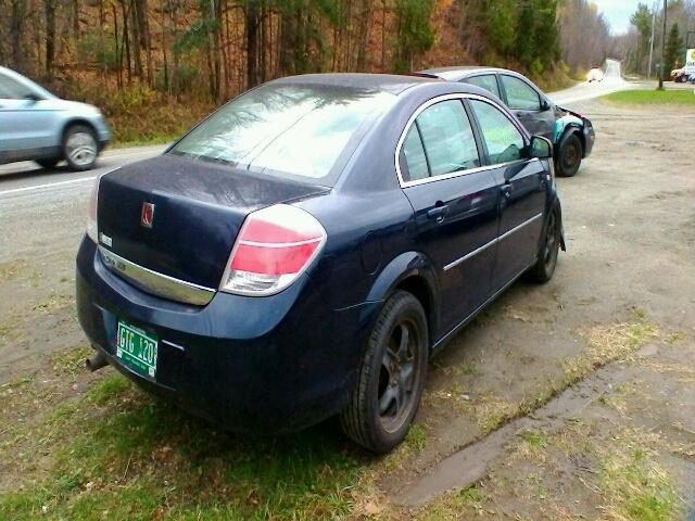 1G8ZS57B68F265515 - 2008 SATURN AURA XE BLUE photo 4