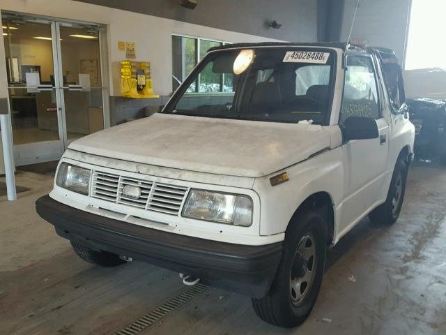 2CNBE18U4S6915821 - 1995 GEO TRACKER WHITE photo 2