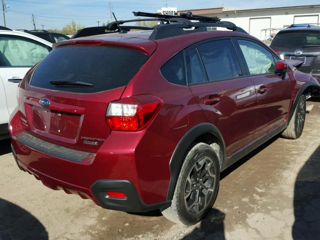 JF2GPABC7G8324549 - 2016 SUBARU CROSSTREK MAROON photo 4