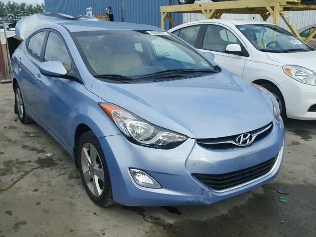 KMHDH4AE9DU493876 - 2013 HYUNDAI ELANTRA GL BLUE photo 1