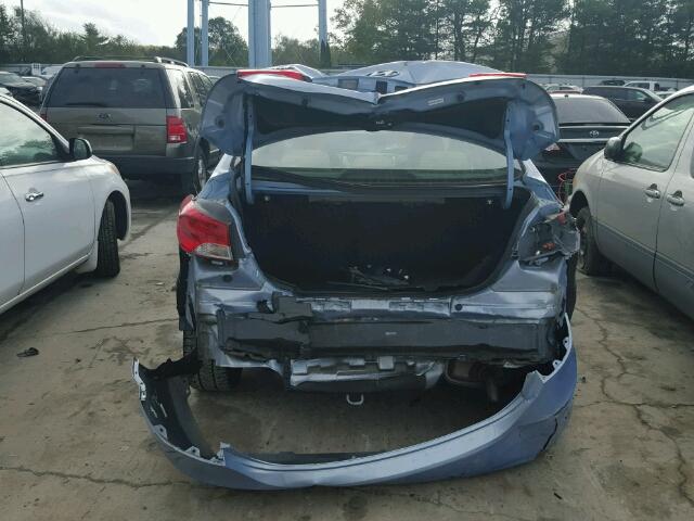 KMHDH4AE9DU493876 - 2013 HYUNDAI ELANTRA GL BLUE photo 9