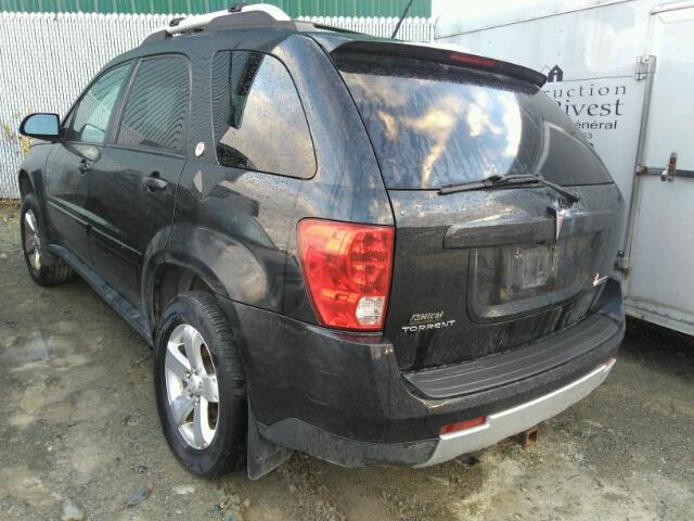 2CKDL33F486040765 - 2008 PONTIAC TORRENT BLACK photo 3