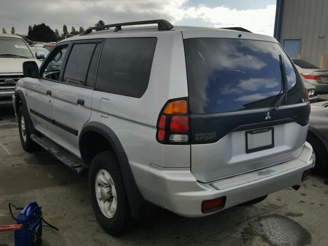 JA4LS21H13J003263 - 2003 MITSUBISHI MONTERO SP SILVER photo 3