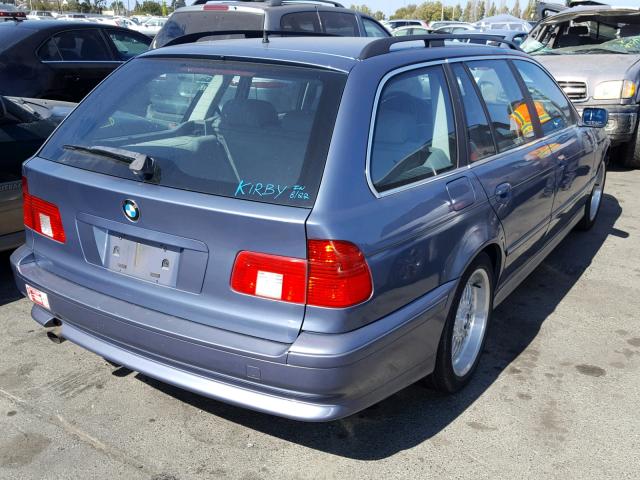 WBADS33411GD50080 - 2001 BMW 525 IT BLUE photo 4