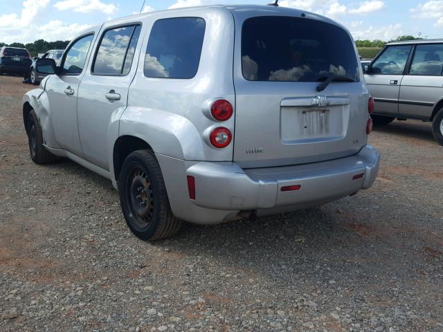 3GNCA13D58S659721 - 2008 CHEVROLET HHR LS ვერცხლისფერი ფოტო 3