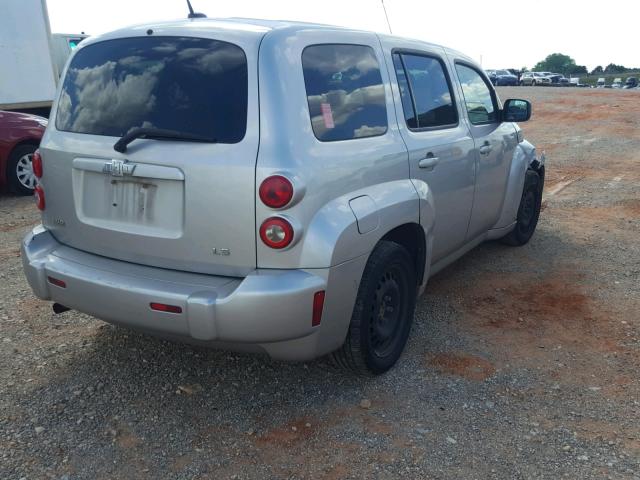 3GNCA13D58S659721 - 2008 CHEVROLET HHR LS ვერცხლისფერი ფოტო 4