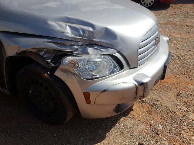 3GNCA13D58S659721 - 2008 CHEVROLET HHR LS ვერცხლისფერი ფოტო 9