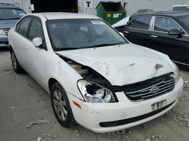 KNAGE124565026642 - 2006 KIA OPTIMA LX WHITE photo 1