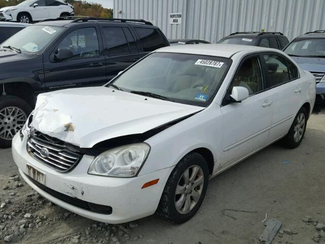 KNAGE124565026642 - 2006 KIA OPTIMA LX WHITE photo 2