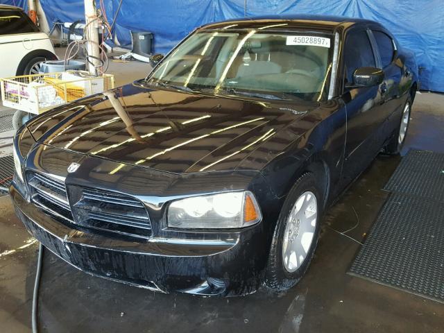 2B3KA43R57H624293 - 2007 DODGE CHARGER SE BLACK photo 2