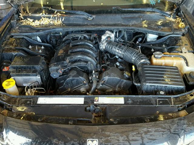 2B3KA43R57H624293 - 2007 DODGE CHARGER SE BLACK photo 7