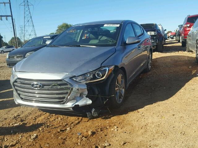 5NPD84LF3HH007136 - 2017 HYUNDAI ELANTRA SE SILVER photo 2