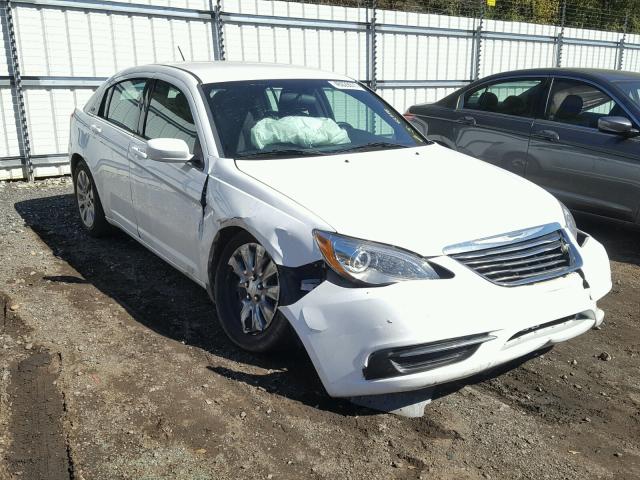 1C3CCBAB4EN140745 - 2014 CHRYSLER 200 LX WHITE photo 1