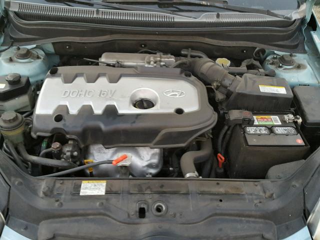 KMHCN46C26U044649 - 2006 HYUNDAI ACCENT GLS BLUE photo 7