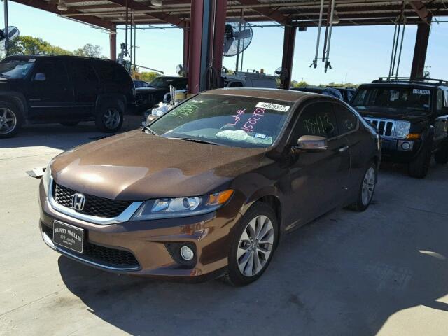 1HGCT1B86DA013527 - 2013 HONDA ACCORD EXL Qəhvəyi foto 2