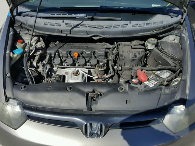 2HGFG11687H540668 - 2007 HONDA CIVIC GRAY photo 7