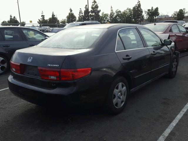 1HGCM56485A161451 - 2005 HONDA ACCORD LX BLACK photo 4