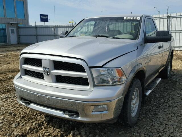 3D7JV1ET3AG153327 - 2010 DODGE RAM 1500 SILVER photo 2