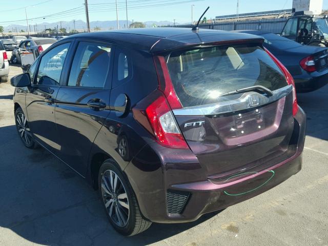 JHMGK5H76GS003134 - 2016 HONDA FIT EX BLUE photo 3